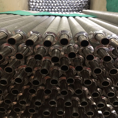 Welded Tube SS304 OD12mm * 1mm thick and Aluminum Extruded Fin Tube