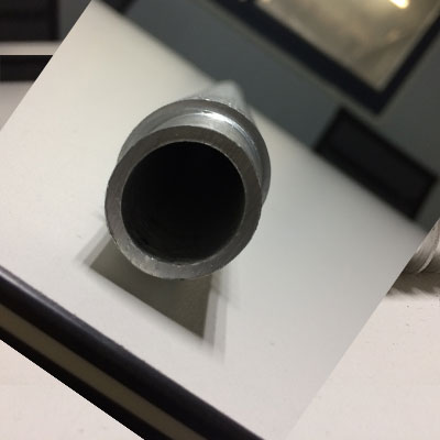 Extruded Mono Metal Fin Tube with Aluminum Muff Tube Al1060, 6063