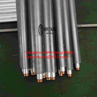 Extruded Finned Tubes with Aluminum Extended sleeve to avoid corrosion