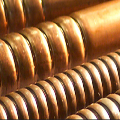 High Performance Copper Pipe Corrugated Fin Tubes